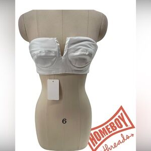 RtA White Bandeau, perfect for nights out